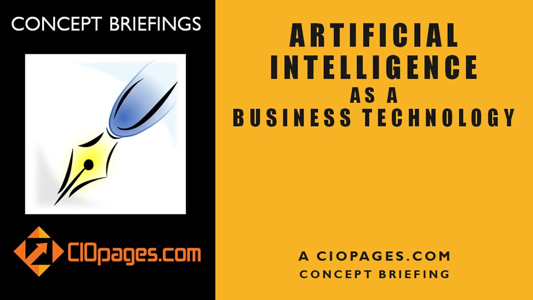 Artificial Intelligence as a Business Technology