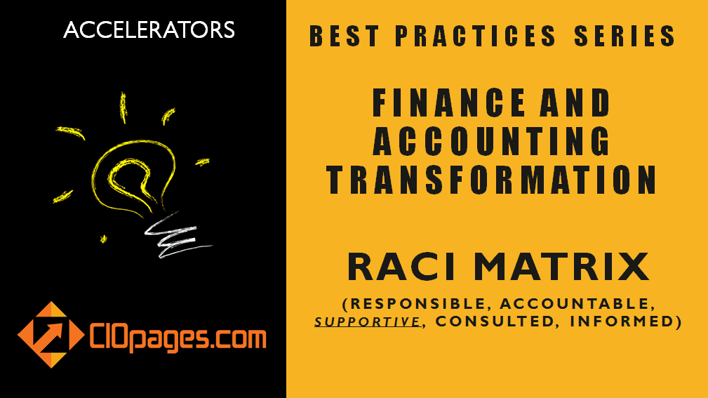 Finance Transformation Project RACI Matrix