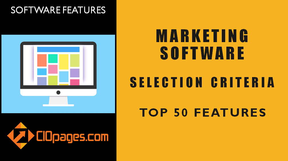 Marketing Software Top 50 Features