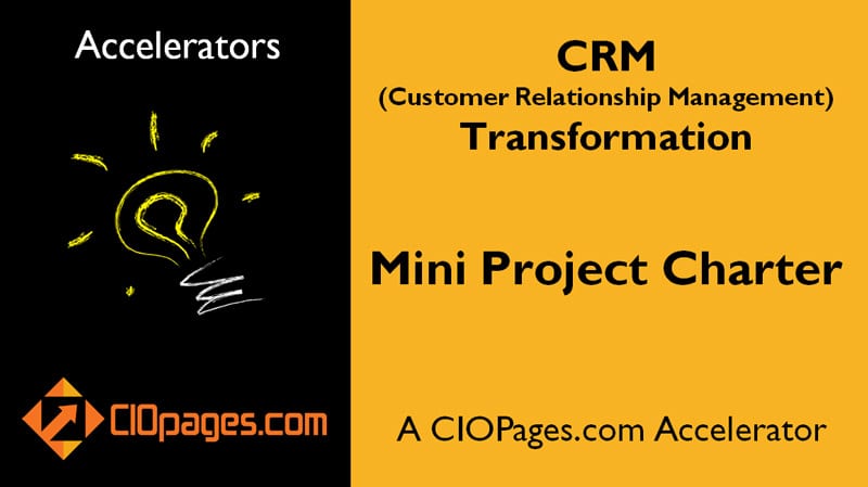 CRM Transformation Mini Project Charter