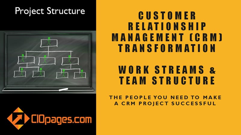CRM Transformation Project Work Streams