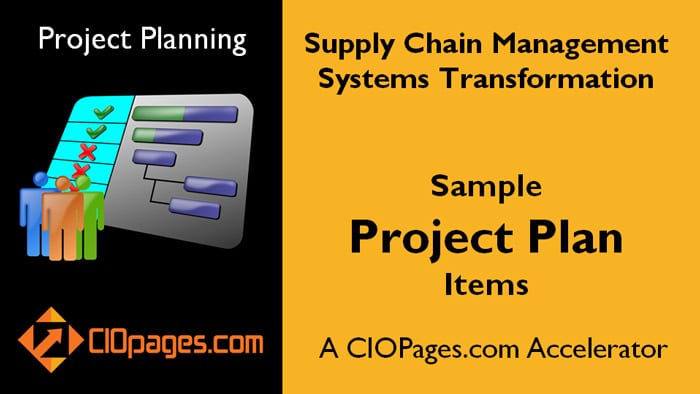 Supply Chain Transformation Project Plan