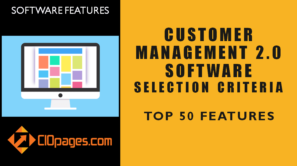 Customer Management Software Top 50 Features