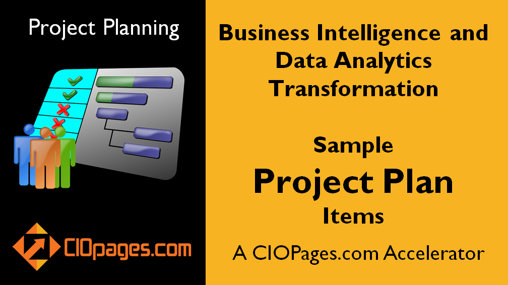 Business Intelligence Transformation Sample Project Plan