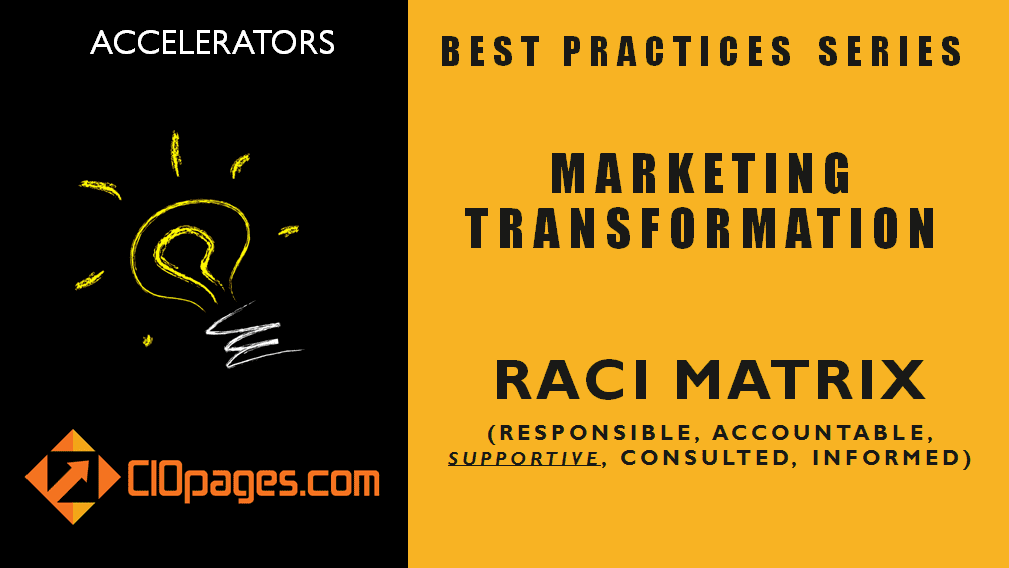 Marketing Transformation Project RACI Matrix
