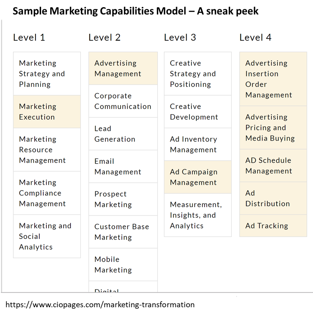 Marketing Capabilities Framework Sample