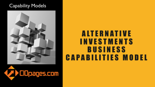 Alternative Investments Business Capabilities Model