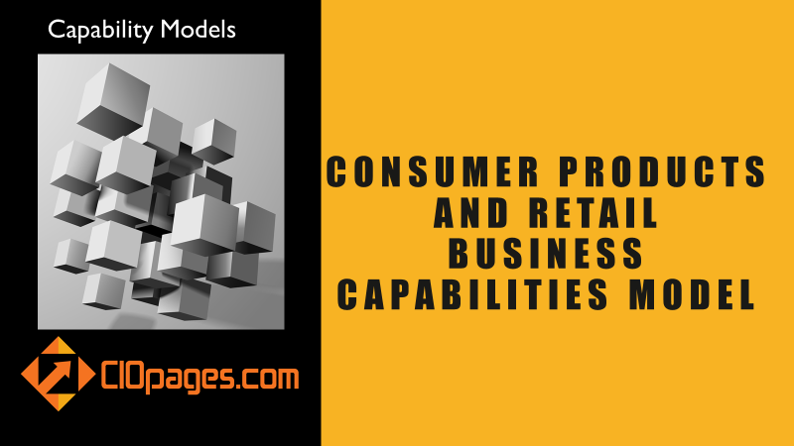 Consumer Products and Retail Business Capabilities Model