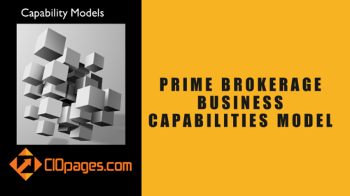Prime Brokerage Business Capabilities Model