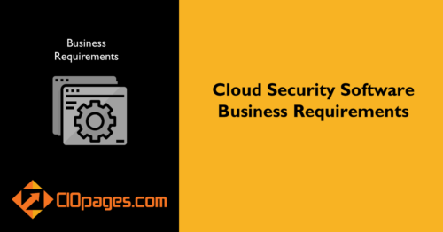 Cloud Security Software Business Requirements