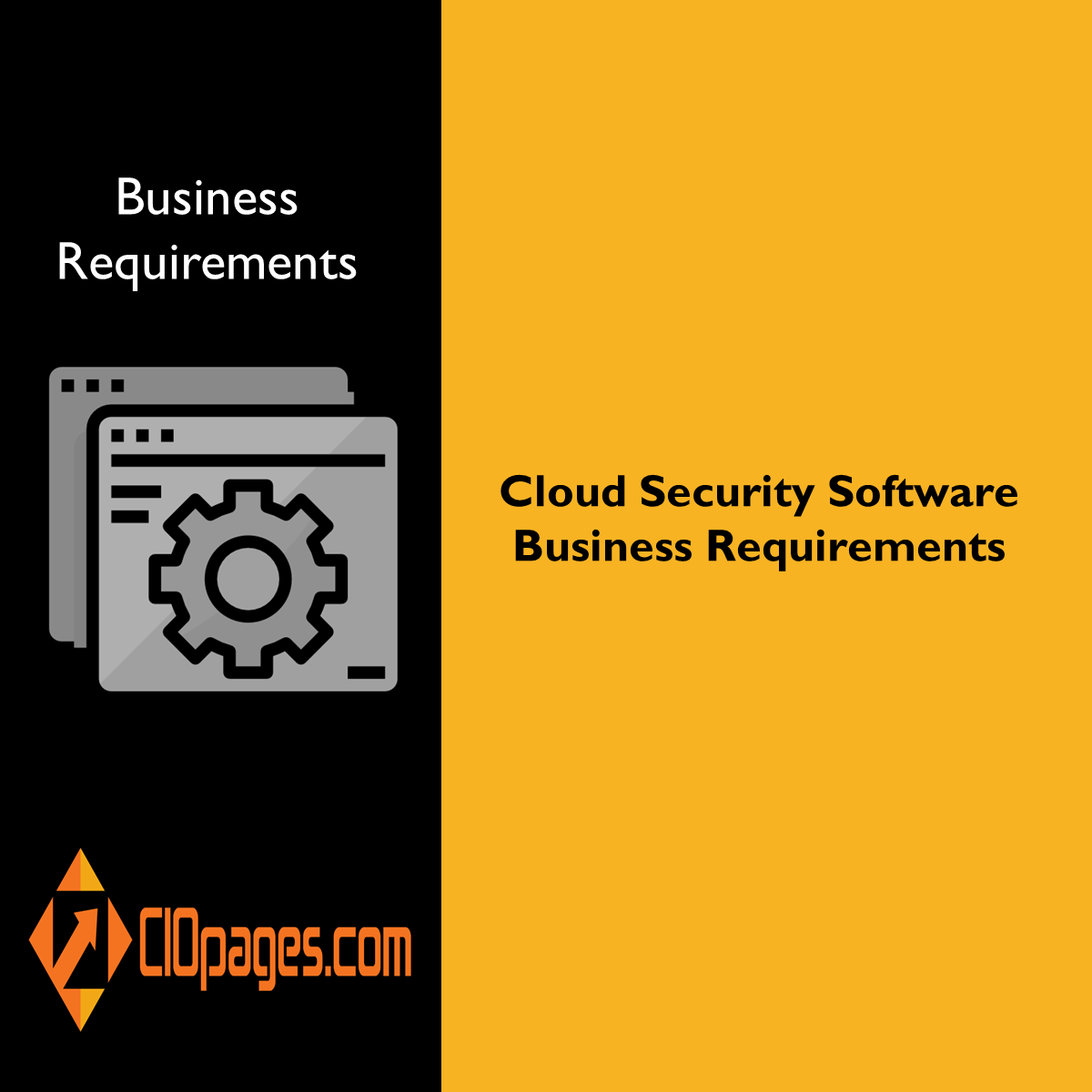 Cloud Security Software Business Requirements