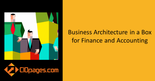 Business Architecture in a Box for Finance and Accounting